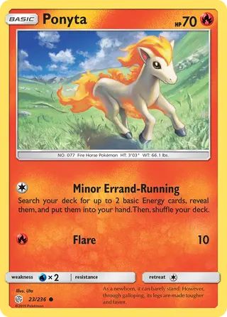 Carta Ponyta