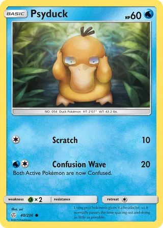 Carta Psyduck