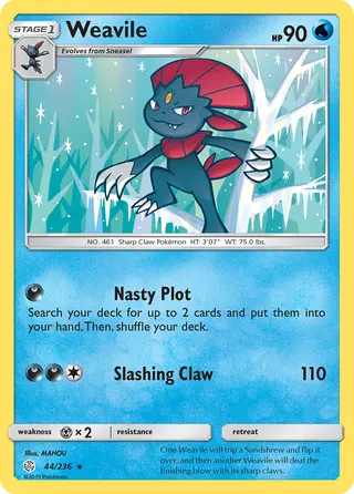 Carta Weavile