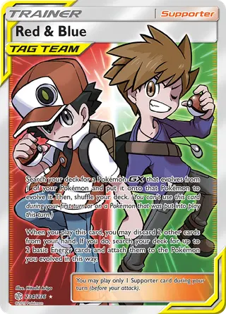 Carta Red e Blue