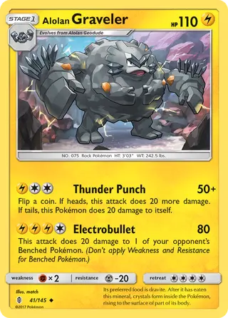 Carta Graveler de Alola