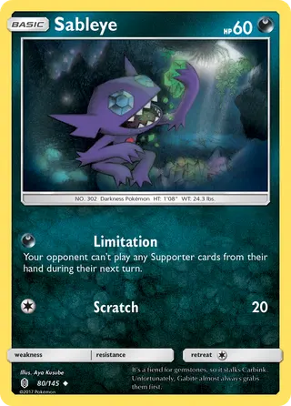 Carta Sableye
