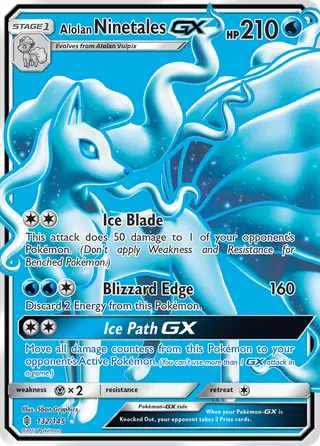 Carta Ninetales de Alola GX