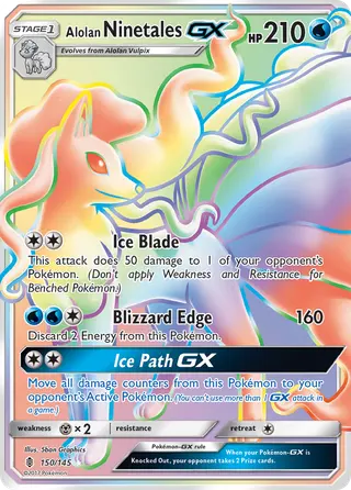 Carta Ninetales de Alola GX