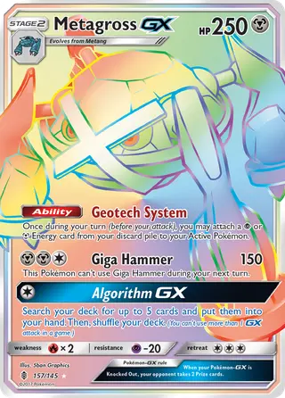 Carta Metagross GX