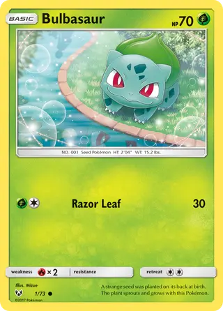 Carta Bulbasaur