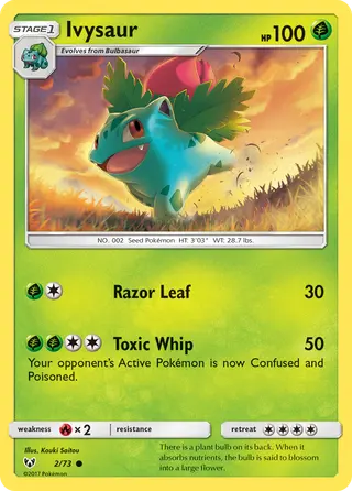 Carta Ivysaur