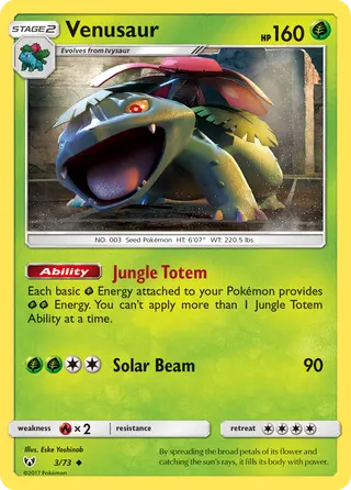 Carta Venusaur