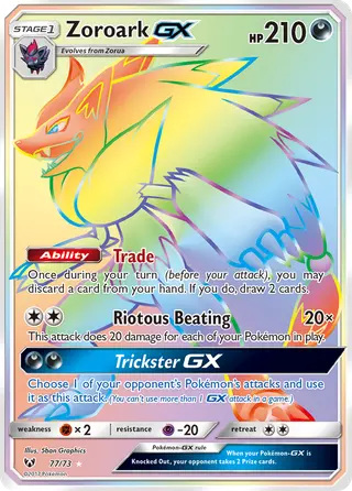 Carta Zoroark GX