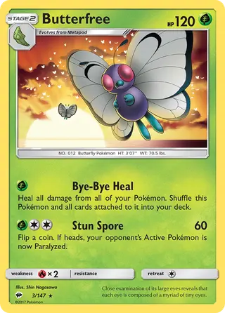 Carta Butterfree