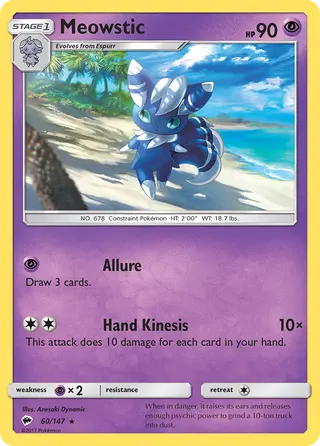 Carta Meowstic