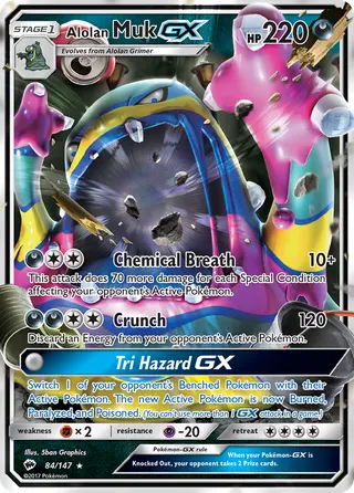 Carta Muk de Alola GX
