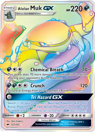 Carta Muk de Alola GX