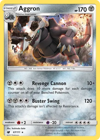 Carta Aggron