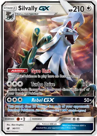 Carta Silvally GX
