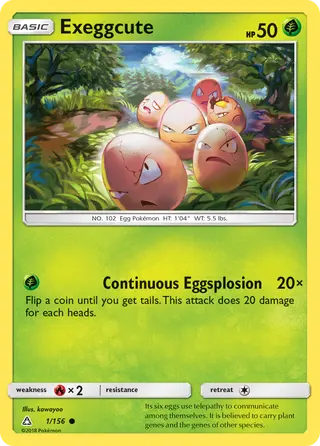 Carta Exeggcute