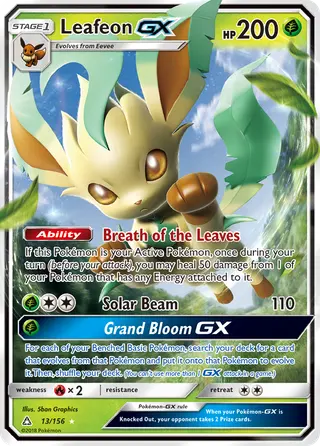 Carta Leafeon GX
