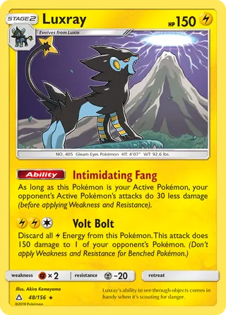 Carta Luxray