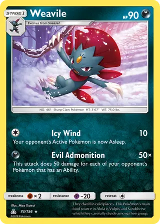 Carta Weavile