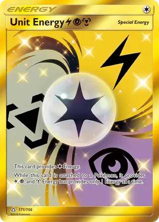 Carta Energia Unitária LightningPsychicMetal