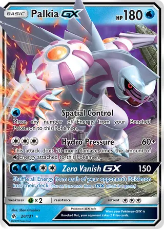 Carta Palkia GX