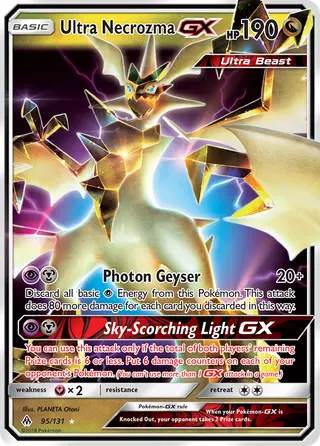 Carta Ultra Necrozma GX