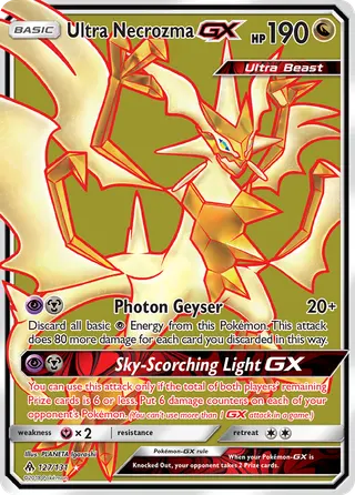 Carta Ultra Necrozma GX