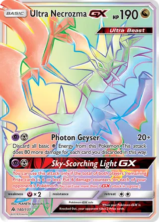 Carta Ultra Necrozma GX