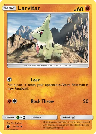 Carta Larvitar