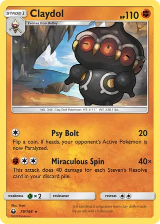 Carta Claydol