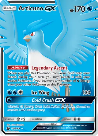 Carta Articuno GX
