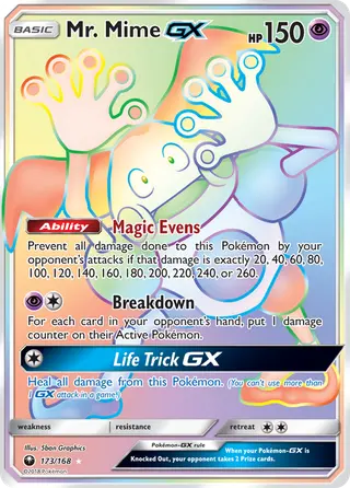 Carta Mr. Mime GX