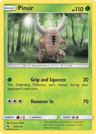 Carta Pinsir