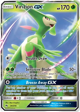 Carta Virizion GX