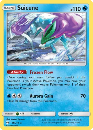 Carta Suicune