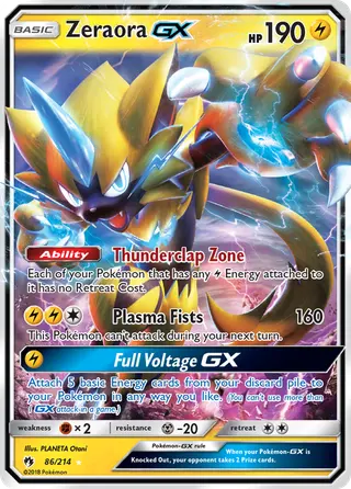 Carta Zeraora GX
