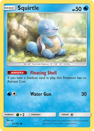 Carta Squirtle