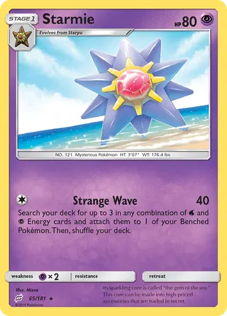 Carta Starmie