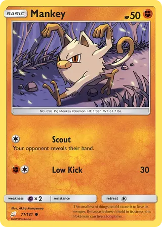 Carta Mankey