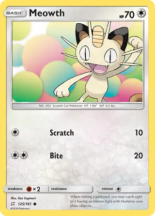 Carta Meowth