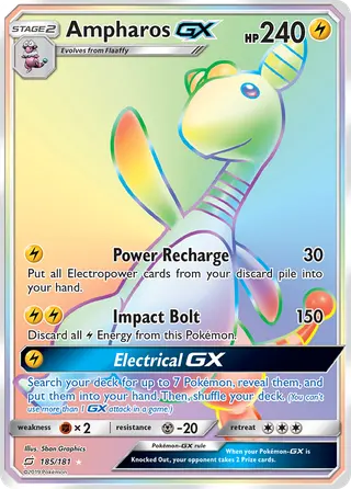 Carta Ampharos GX