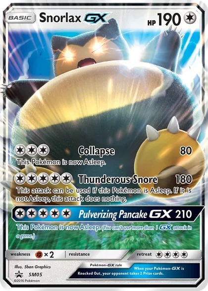 Carta Snorlax GX