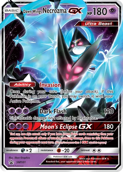 Carta Dawn Wings Necrozma GX