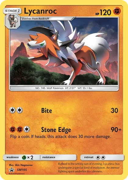 Carta Lycanroc