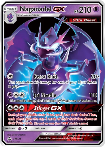Carta Naganadel GX