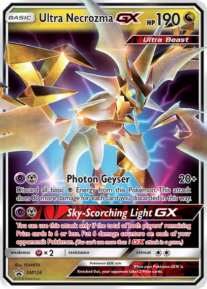Carta Ultra Necrozma GX