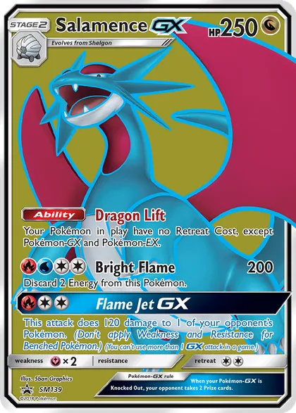 Carta Salamence GX