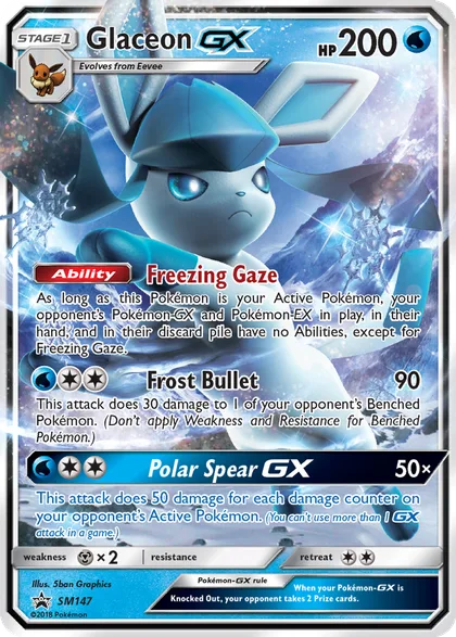 Carta Glaceon GX