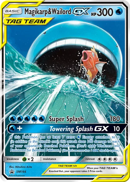 Carta Magikarp & Wailord GX