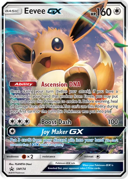 Carta Eevee GX